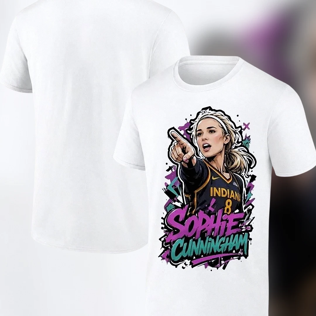 Sophie Cunningham Pointing Tee WNBA Basketball Fan Graphic Shirt Game Day Gift