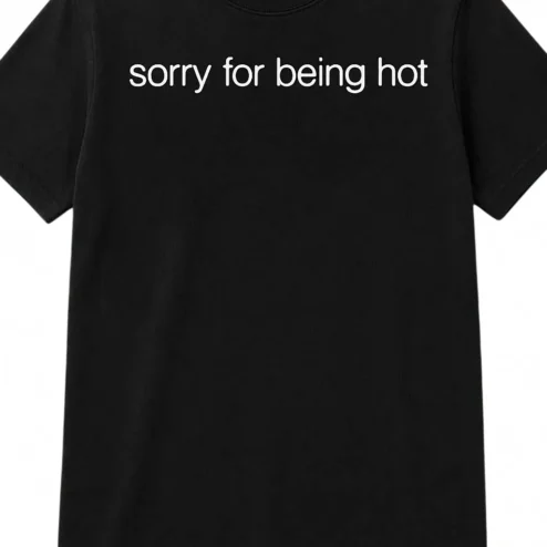 Sorry For Being Hot Tee Funny Sarcastic Slogan Graphic T-Shirt Gift for Her