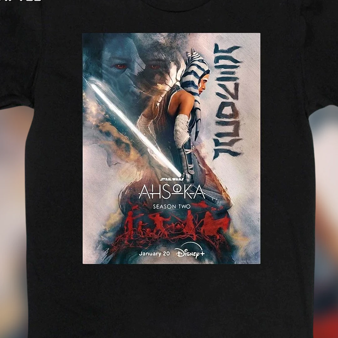 Star Wars Ahsoka Season 2 Tee Ahsoka Tano Jedi Poster Graphic T-Shirt