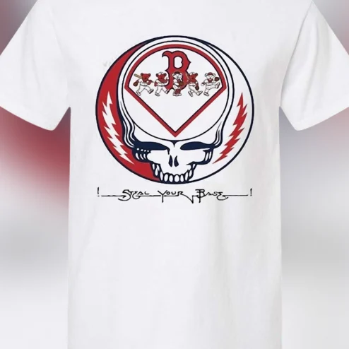 Steal Your Base Tee Boston Baseball Dancing Bears Graphic T-Shirt