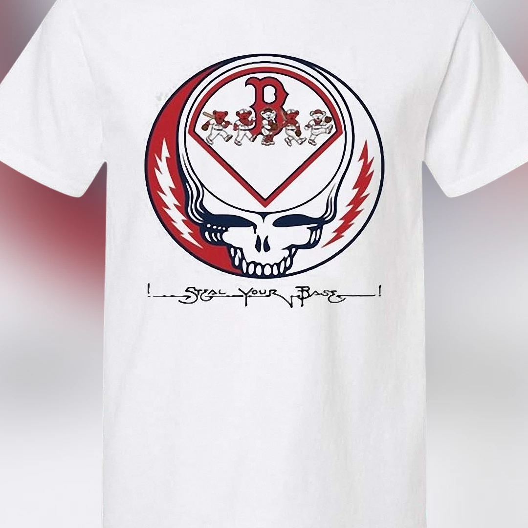 Steal Your Base Tee Boston Baseball Dancing Bears Graphic T-Shirt