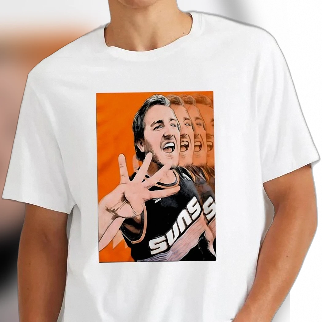 Steve Nash Phoenix Suns In 4 Retro Basketball Graphic Tee