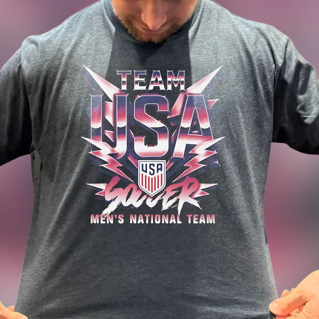 Team USA Soccer Men's National Team Tee USMNT Graphic Fan Shirt