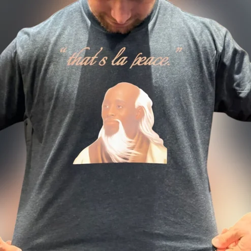 That's La Peace Tee Funny Snoop Dogg Wise Master Graphic Shirt