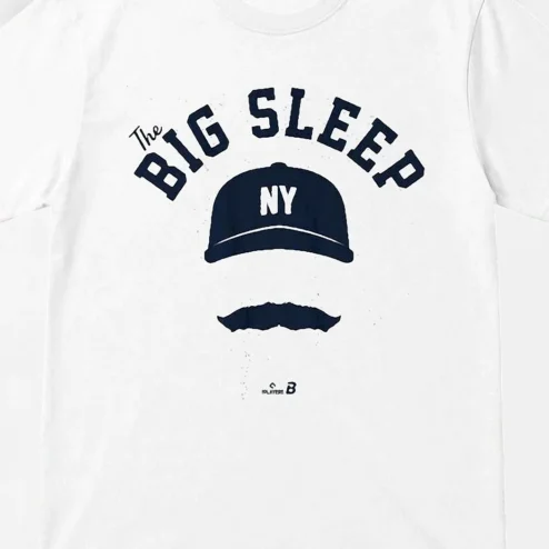 The Big Sleep NY Baseball Graphic Tee, Vintage Retro Sports Fan T-Shirt for Men and Women