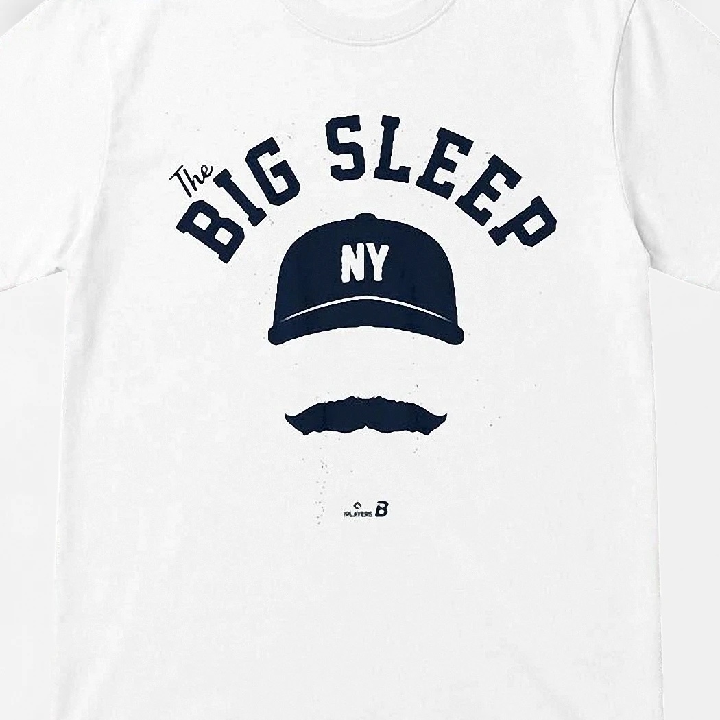 The Big Sleep NY Baseball Graphic Tee, Vintage Retro Sports Fan T-Shirt for Men and Women