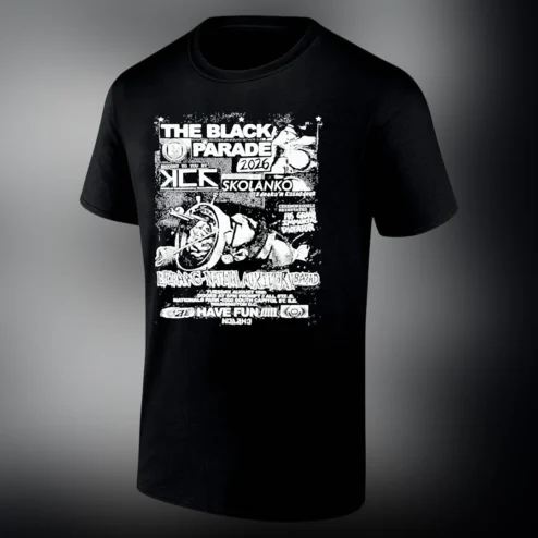 The Black Parade 2026 Tee Distressed Vintage Concert Poster Shirt, Alt Rock Emo Punk Graphic Tee Gift for Fans