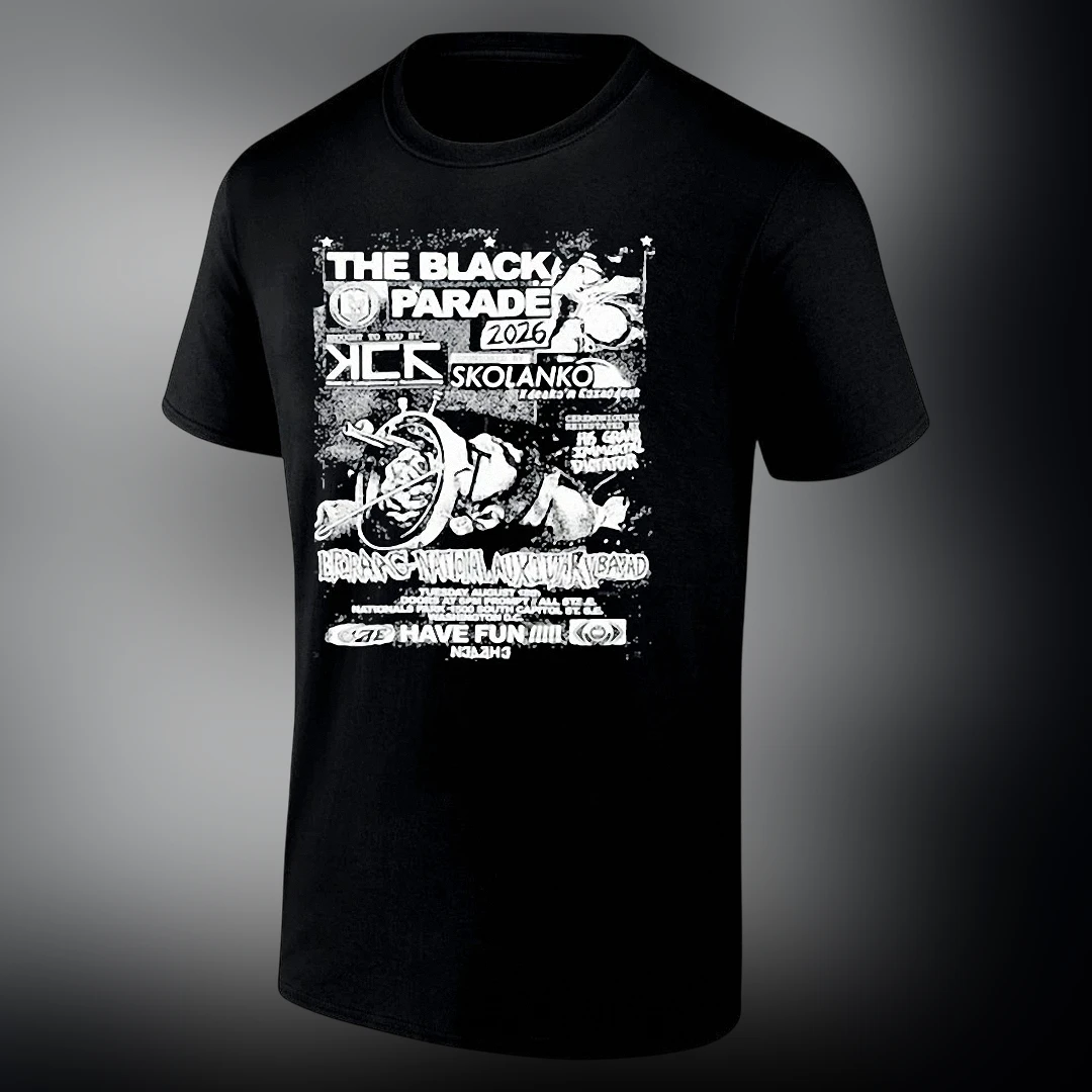 The Black Parade 2026 Tee Distressed Vintage Concert Poster Shirt, Alt Rock Emo Punk Graphic Tee Gift for Fans