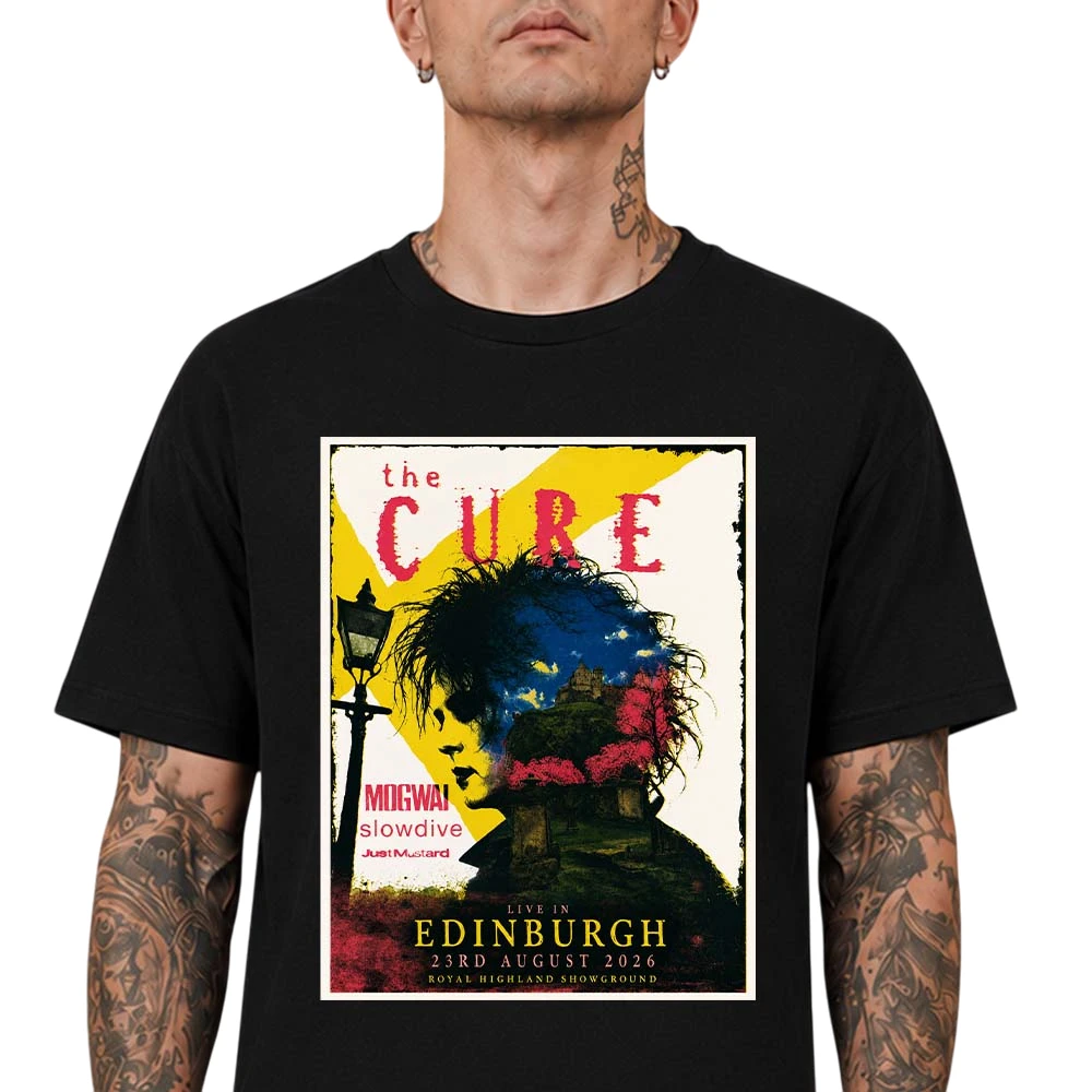 The Cure Edinburgh 2026 Concert Tee Royal Highland Showground Live Show Shirt