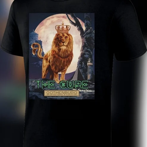 The Cure Gothenburg Way Out West Festival 2026 Tee, Commemorative Rock Concert Tour Graphic Shirt