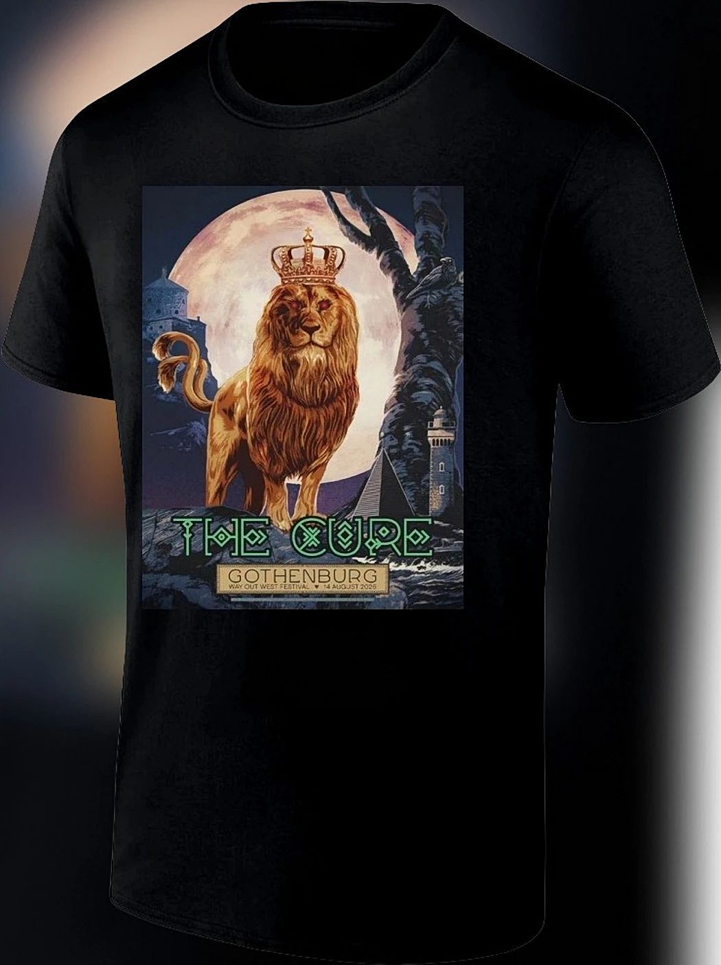 The Cure Gothenburg Way Out West Festival 2026 Tee, Commemorative Rock Concert Tour Graphic Shirt