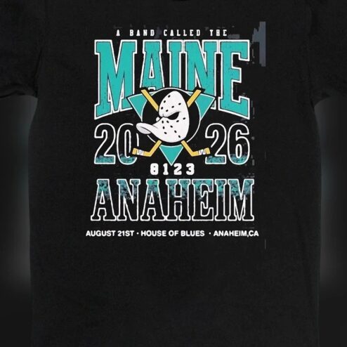 The Maine Anaheim Aug 21 2026 Tee, House of Blues Concert Tour Graphic Shirt