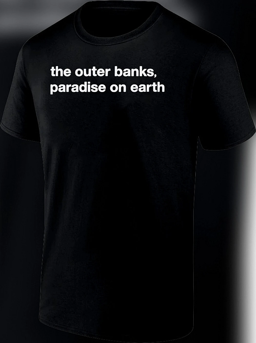 The Outer Banks Paradise On Earth Tee, North Carolina Beach Vacation Graphic T-Shirt, OBX Souvenir Gift