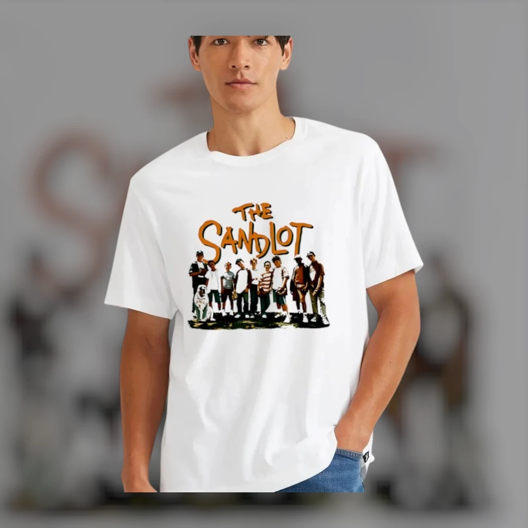 The Sandlot Graphic Tee Retro 90s Baseball Movie Cast T-Shirt