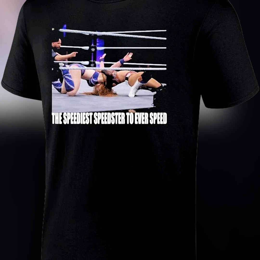 The Speediest Speedster to Ever Speed Tee Becky Lynch Funny Wrestling Graphic T-Shirt Gift for Fans