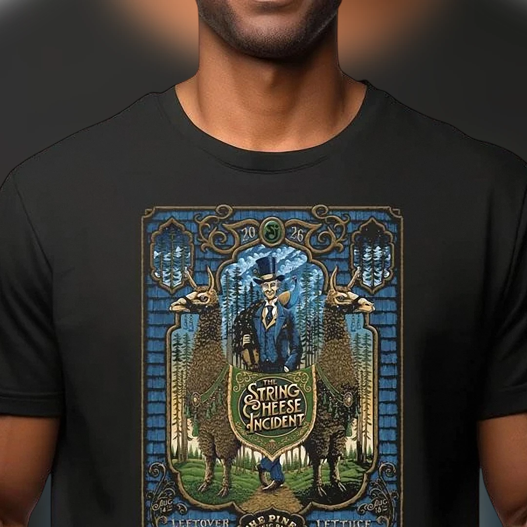 The String Cheese Incident Graphic Tee Vintage SCI Jam Band Concert Poster Shirt Music Lover Gift