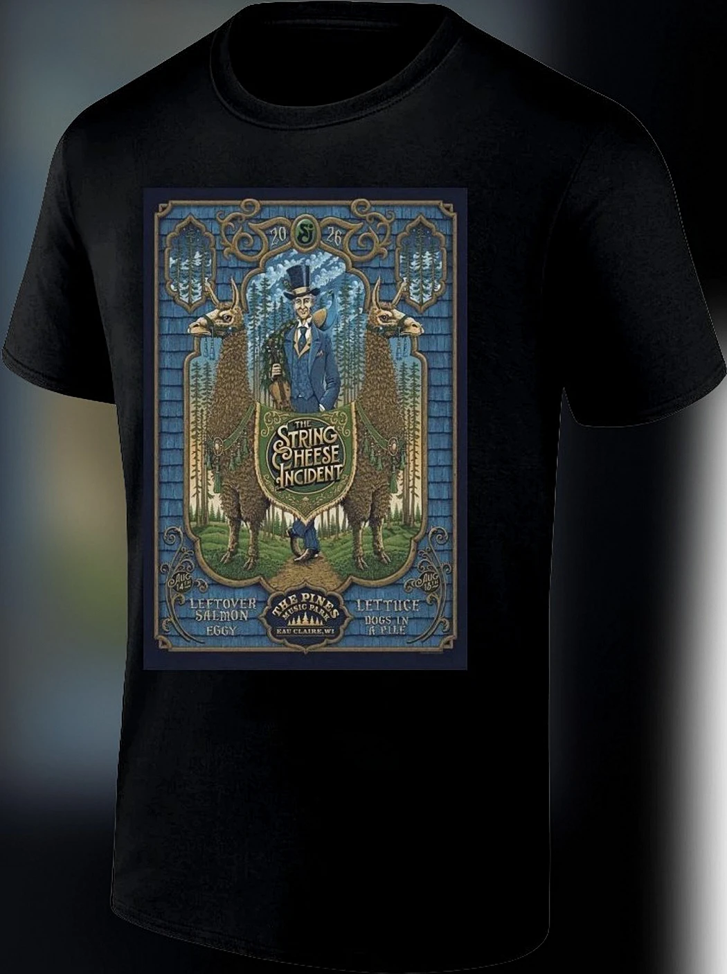 The String Cheese Incident The Pines Music Park Eau Claire WI Tee 2026 Jam Band Festival Concert Poster Shirt