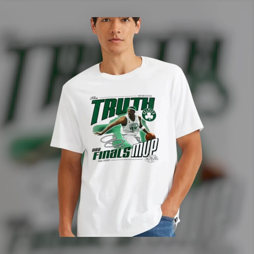 The Truth Boston Celtics Paul Pierce 2008 NBA Finals MVP Basketball Fan Tee