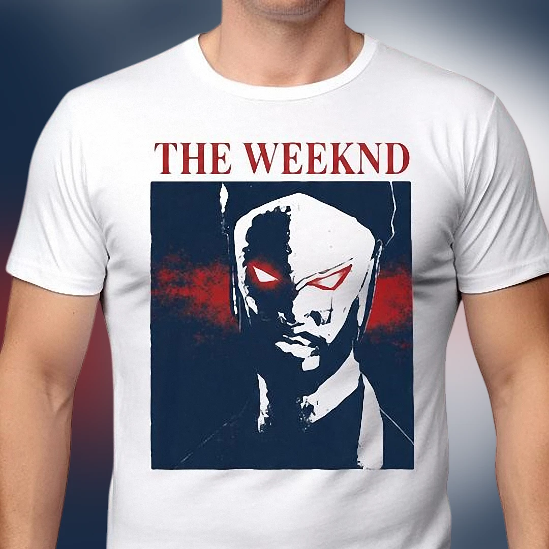 The Weeknd Tee Graphic Concert Music Artist Shirt, Dark Aesthetic Vintage Style Streetwear Fan Merch Gift