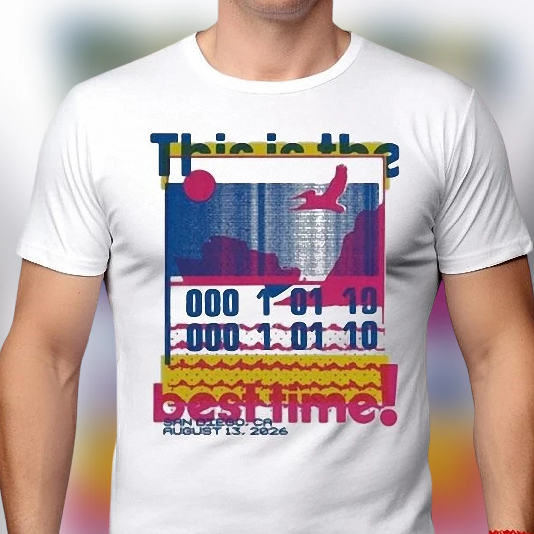 This Is the Best Time Tee Vintage 90s Retro Aesthetic Graphic T-Shirt Positive Slogan Beach Vacation Apparel Gift