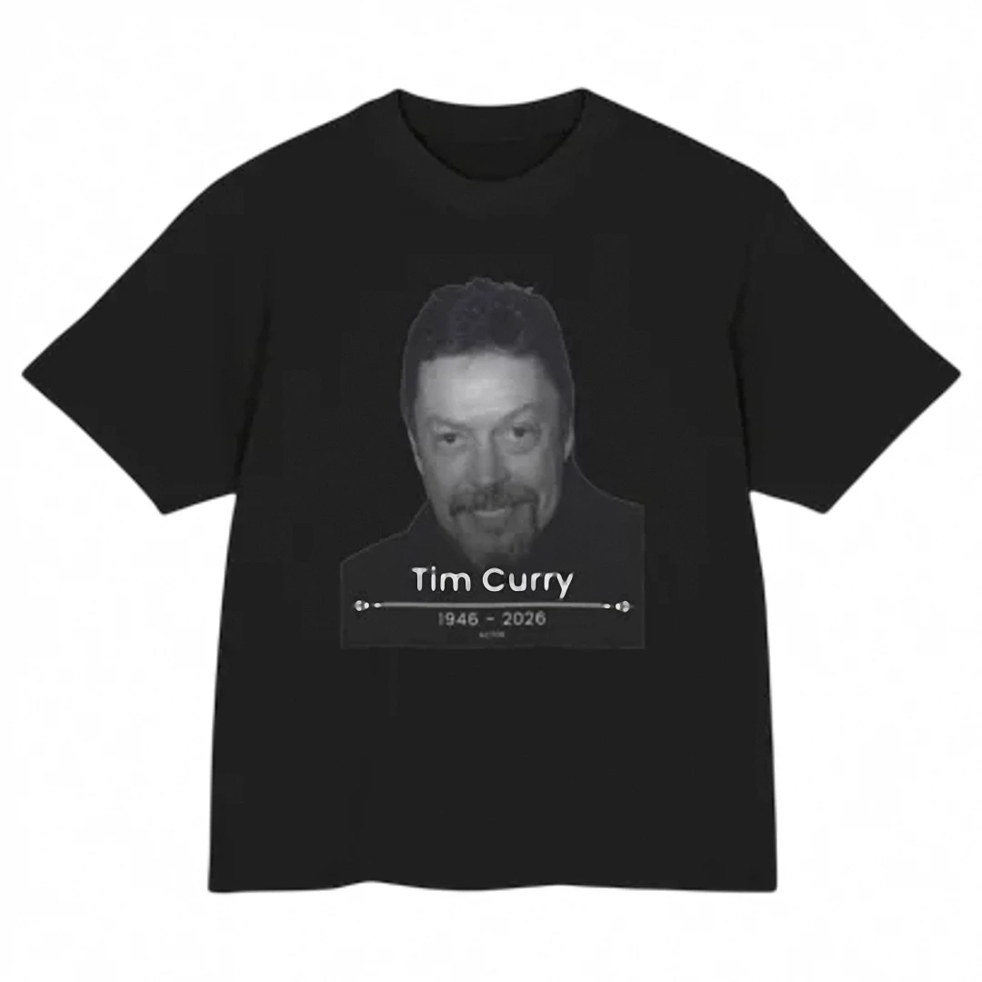 Tim Curry 1946 2026 Memorial Tribute Graphic Tee, Legendary Actor Fan Shirt Gift