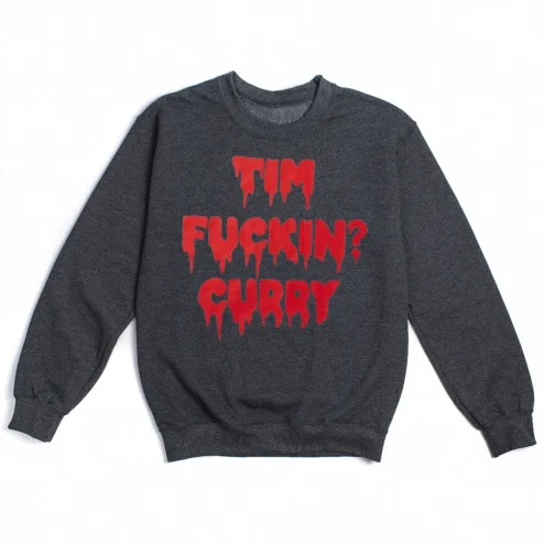 Tim Fuckin Curry Sweatshirt, Cult Classic Horror Movie Fan Graphic Crewneck Sweater