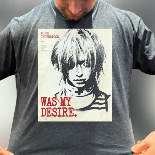 To Be Understood Was My Desire Tee Vintage Grunge Anime Aesthetic Graphic Shirt