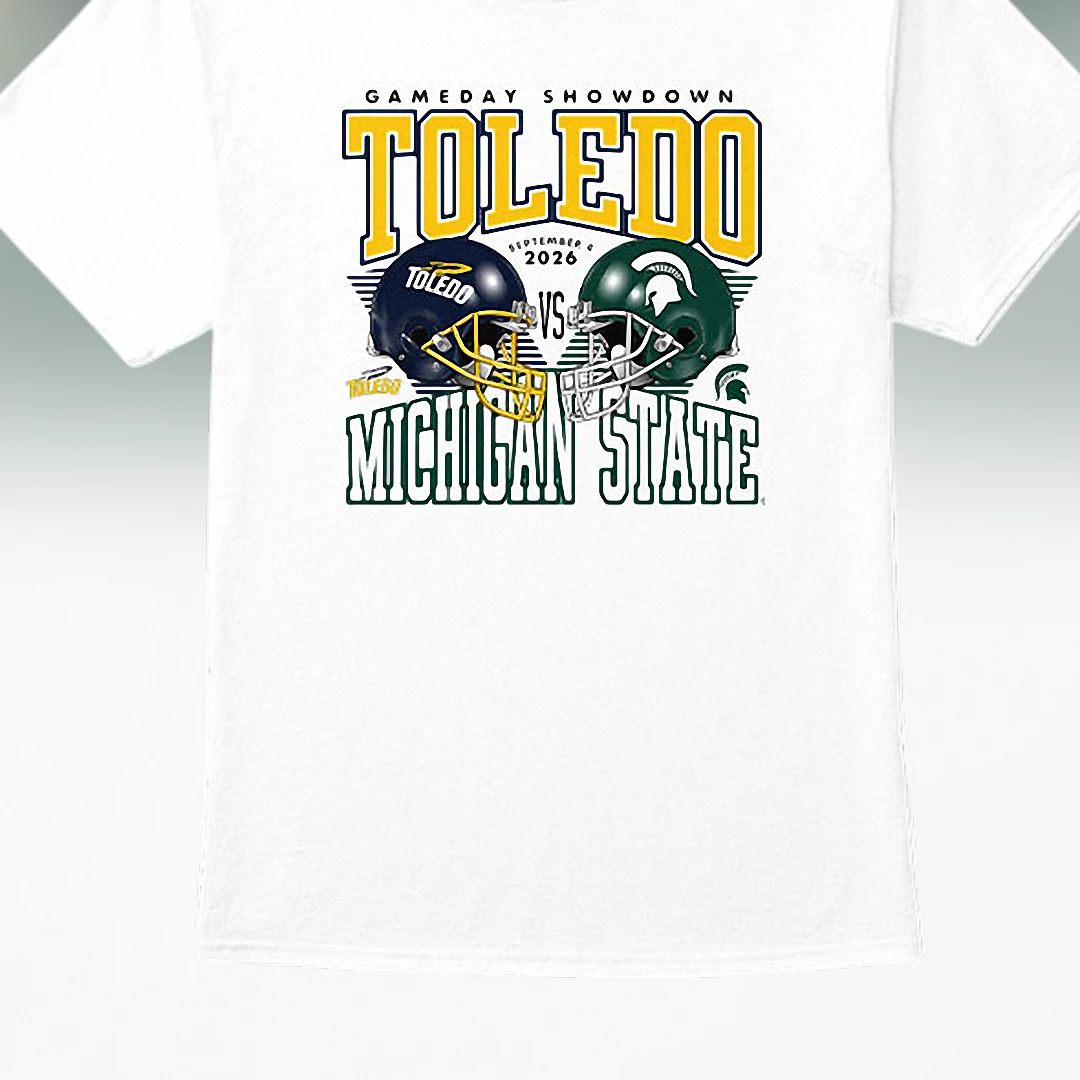 Toledo vs Michigan State Gameday Showdown Sept 4 2026 Tee, College Football Season Opener Fan Shirt