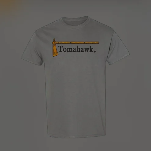 Tomahawk Axe Vintage Graphic Tee for Outdoors Enthusiasts