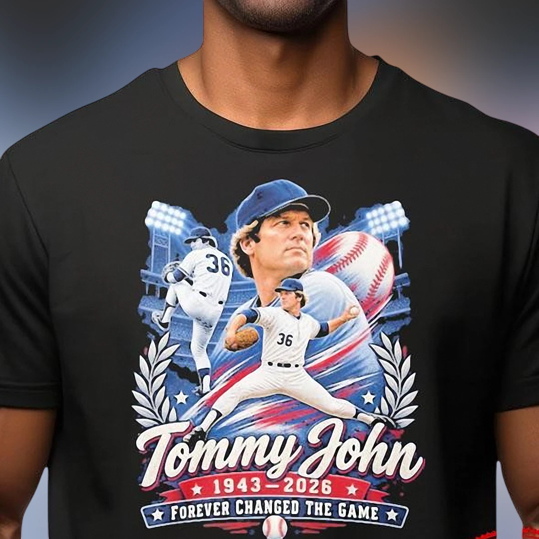Tommy John 1943-2026 Forever Changed the Game Tee Baseball Legend Memorial Tribute Graphic Shirt