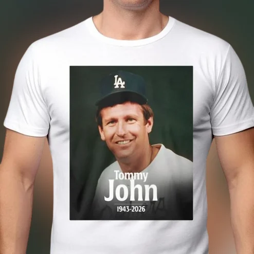 Tommy John 1943-2026 Memorial Tee Baseball Legend Tribute Graphic Shirt