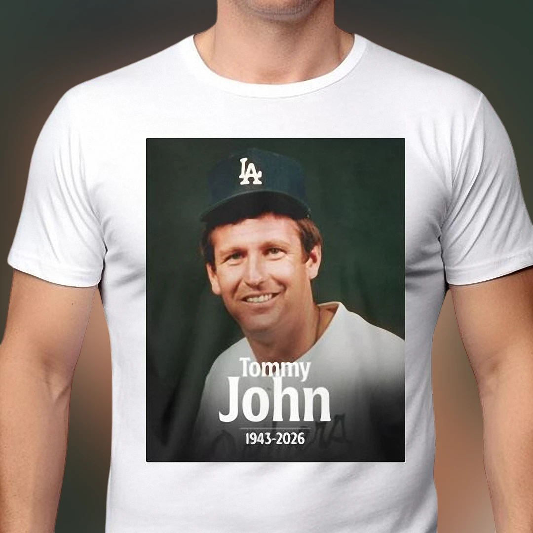 Tommy John 1943-2026 Memorial Tee Baseball Legend Tribute Graphic Shirt