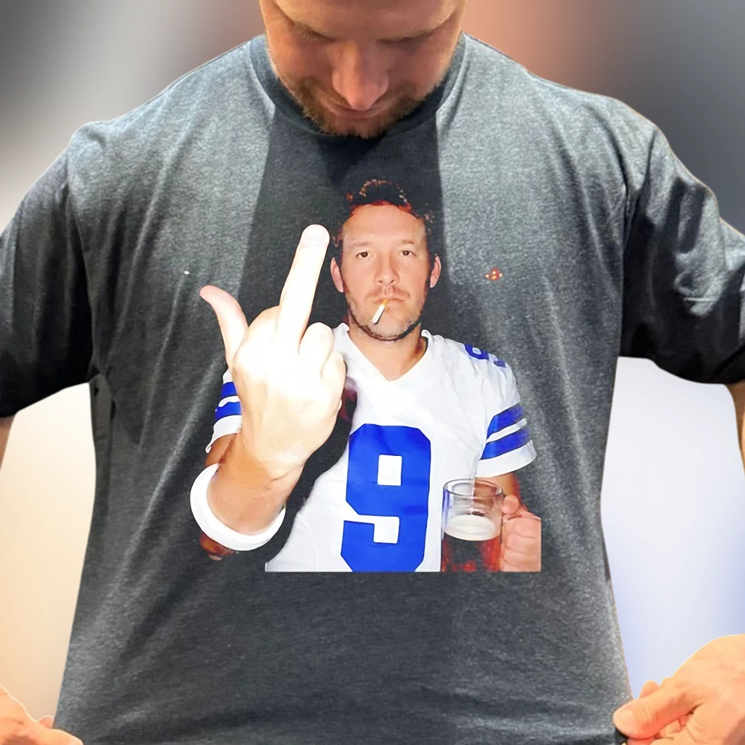 Tony Romo Funny Football Fan Tee Sarcastic Sports Humor Graphic T-Shirt for Men and Women