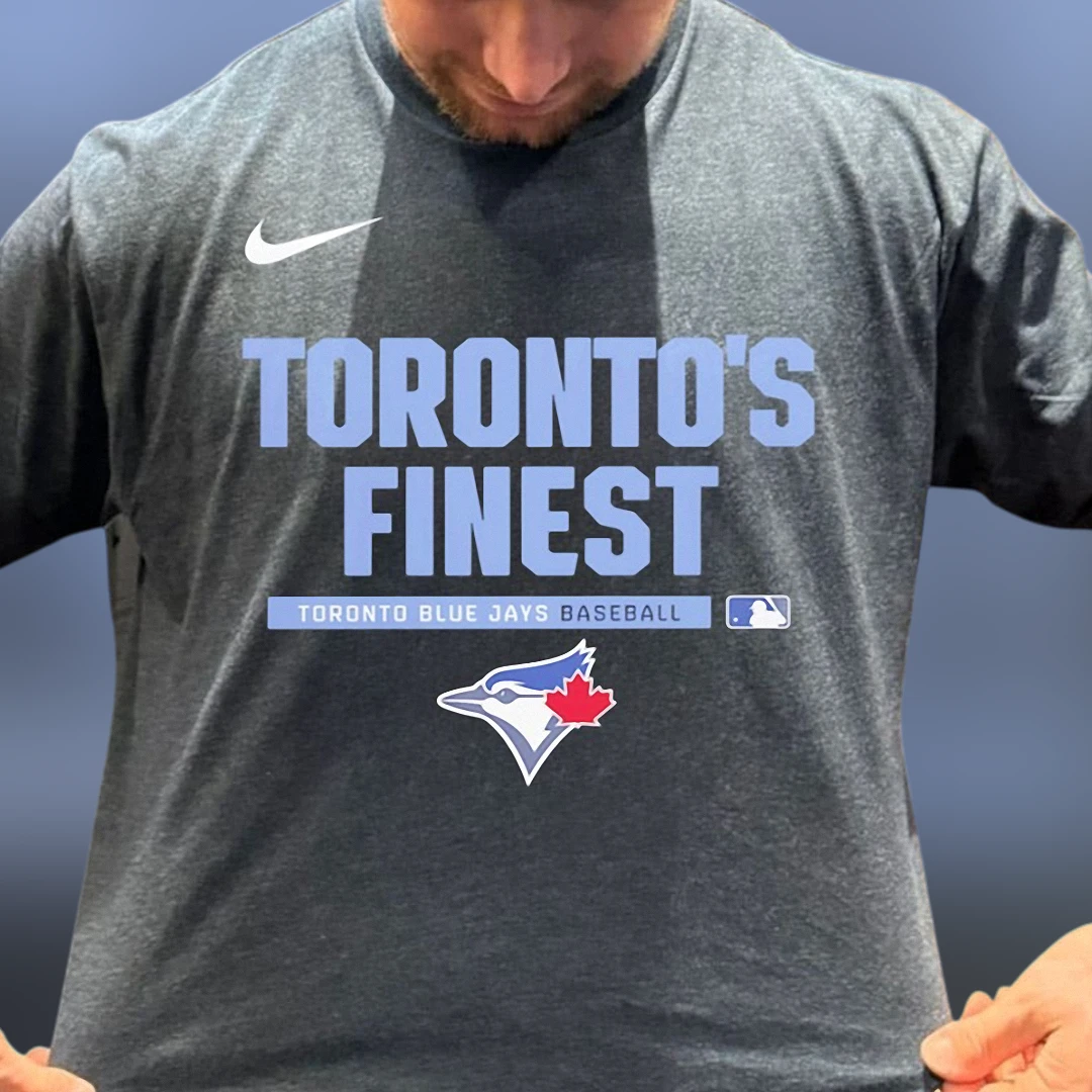 Toronto's Finest Toronto Blue Jays Baseball Tee, Athletic Graphic Fan Shirt