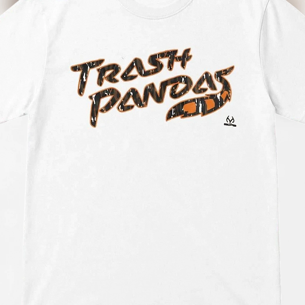 Trash Pandas Funny Raccoon Graphic Tee, Camo Outdoors Wildlife Animal Lover Gift Shirt
