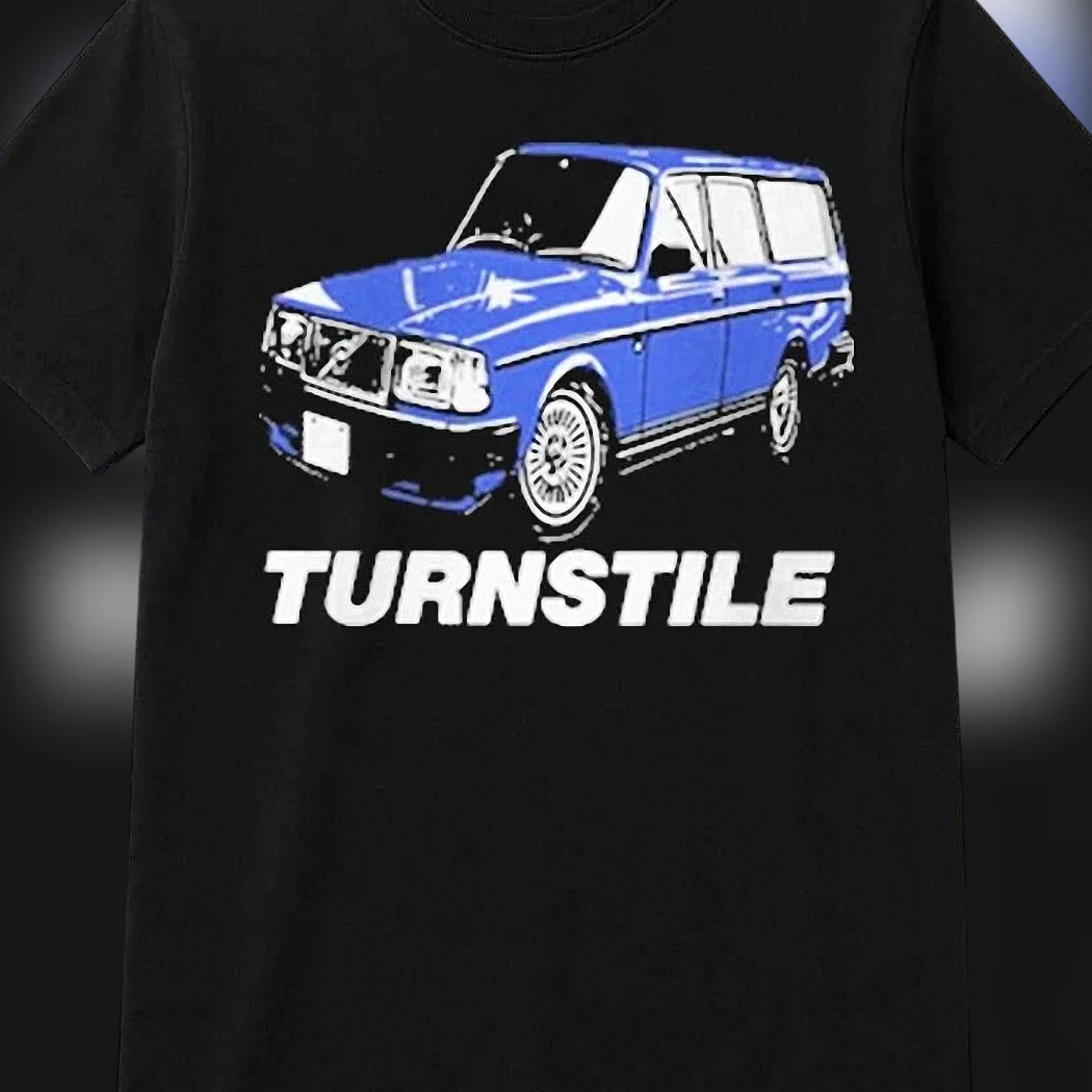 Turnstile Car Graphic Tee, Vintage Hardcore Punk Band Merch Unisex T-Shirt