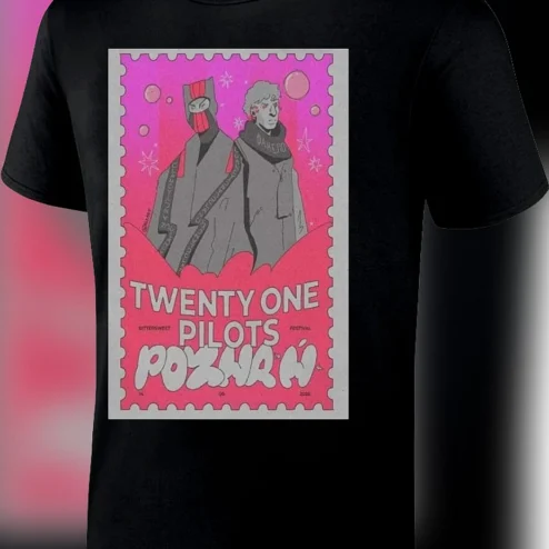 Twenty One Pilots Poznań Graphic Tee, Bittersweet Festival Tour Souvenir Shirt, Alternative Band Merch Music Fan Gift