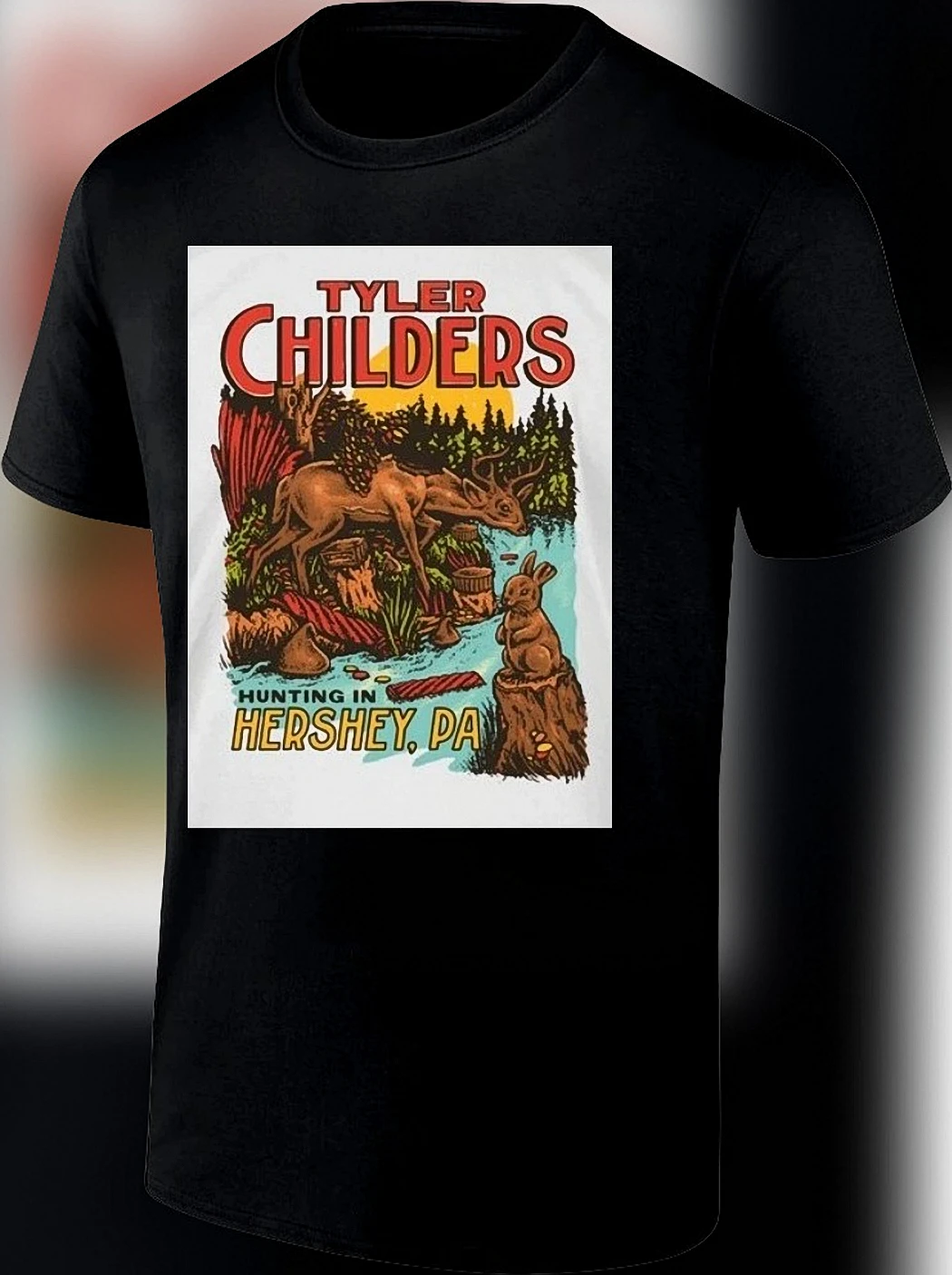 Tyler Childers Hunting in Hershey PA Tee Vintage Country Music Tour Concert Shirt