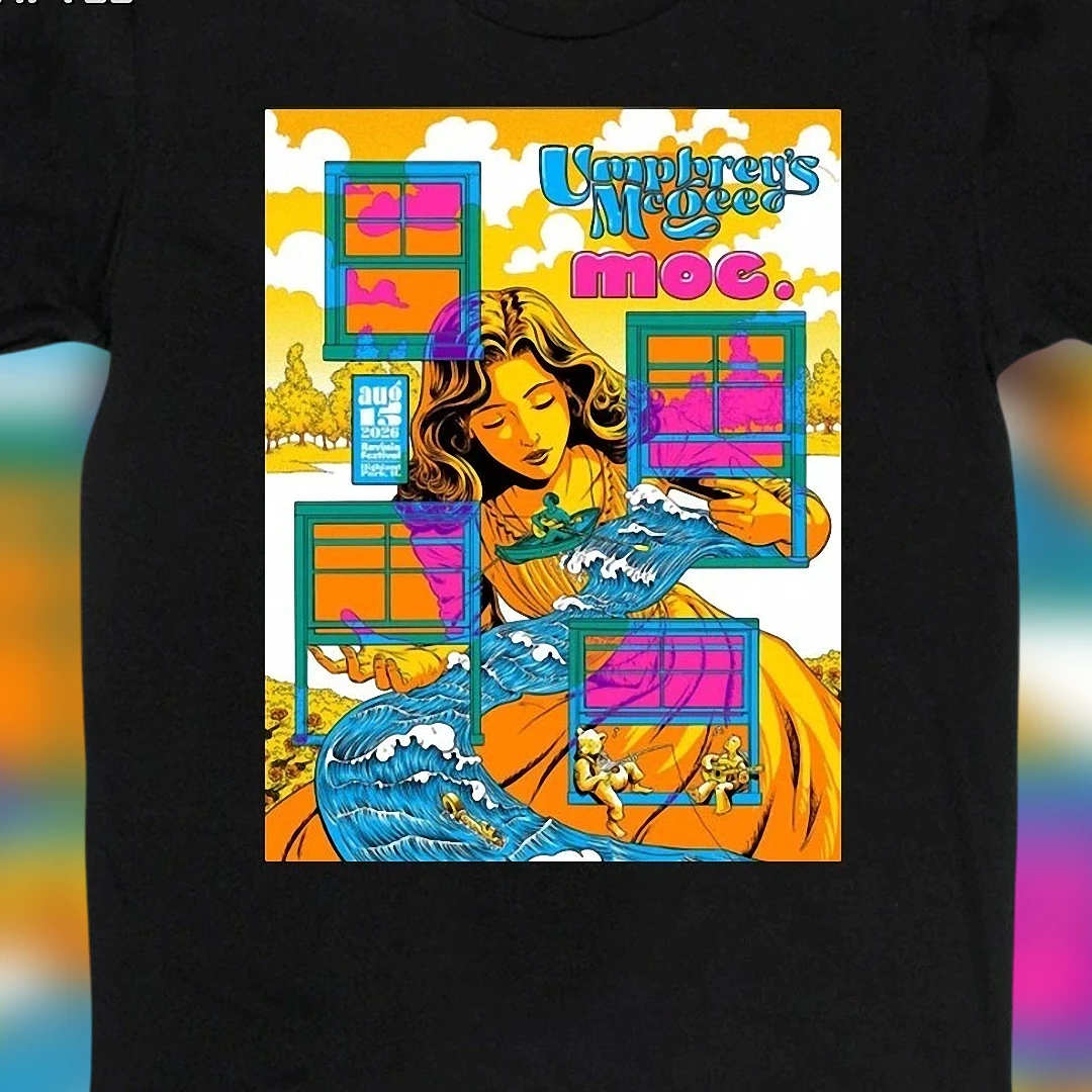 Umphrey's McGee Moe Ravinia Festival 2026 Concert Tee, Aug 15 Highland Park IL Commemorative Music Graphic Shirt