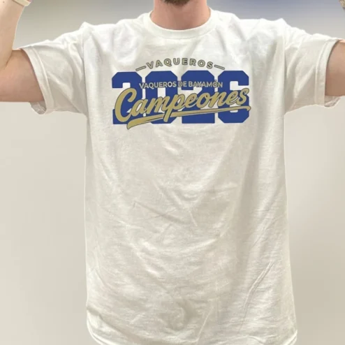 Vaqueros De Bayamón 2026 Campeones Tee BSN Puerto Rico Basketball Fan Shirt