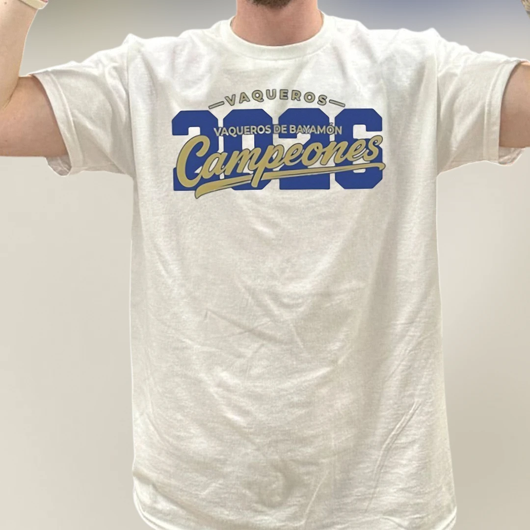 Vaqueros De Bayamón 2026 Campeones Tee BSN Puerto Rico Basketball Fan Shirt