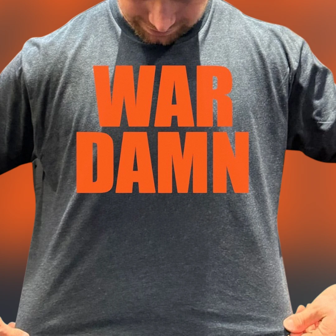 War Damn Tee Vintage Game Day Football Shirt College Pride Tailgate Graphic T-Shirt for Fans and Alumni
