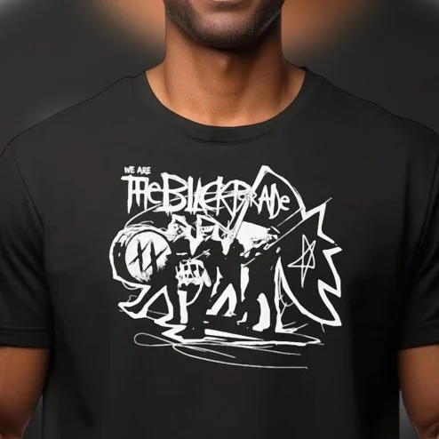 We Are The Black Parade Graphic Tee, Emo Rock Band Concert Music Fan Shirt