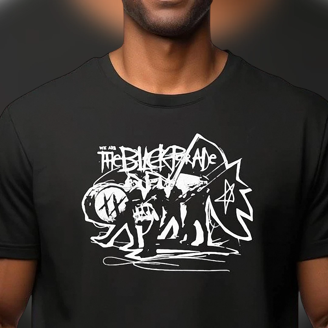 We Are The Black Parade Graphic Tee Vintage Emo Rock Band Shirt Grunge Streetwear Music Fan Gift
