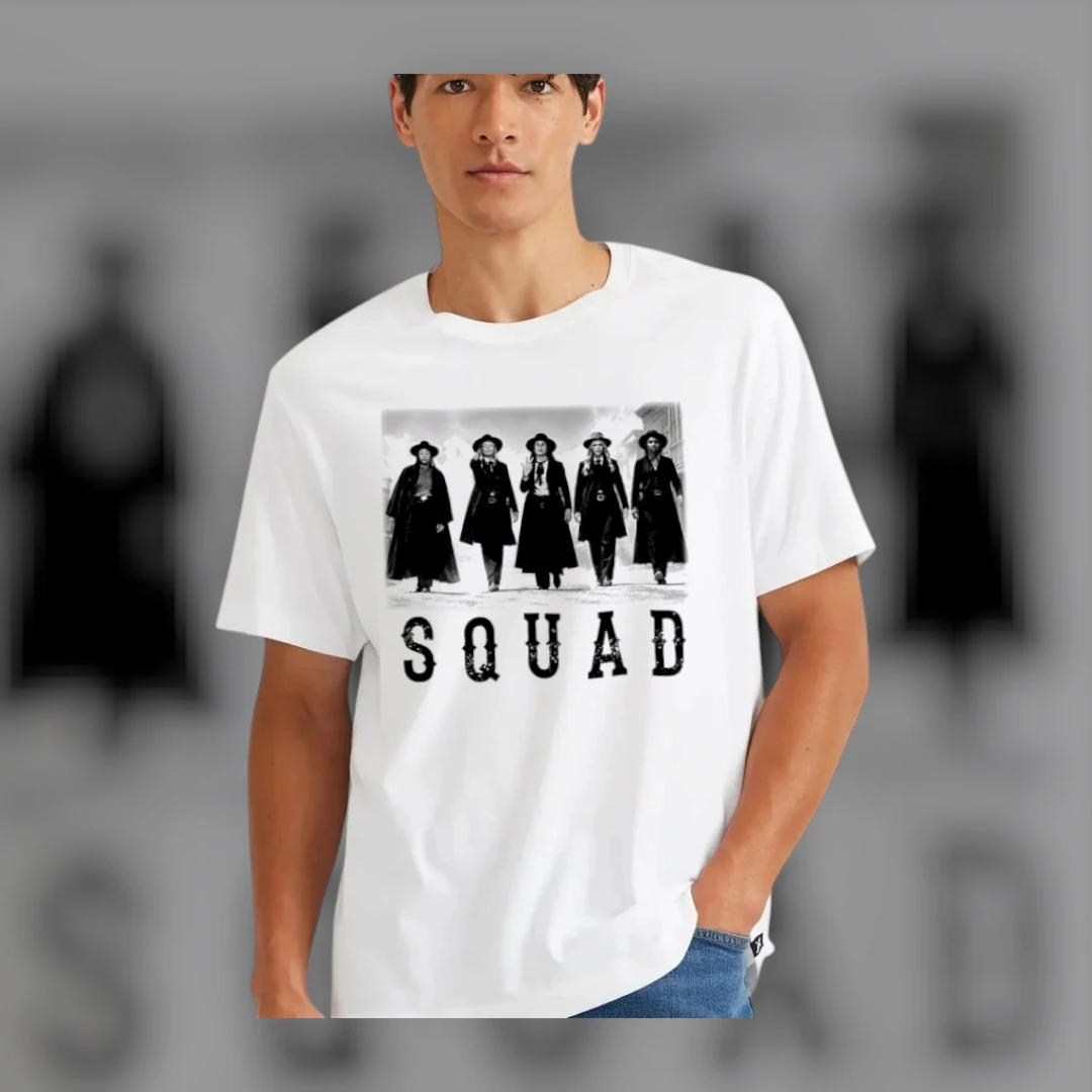 Western Cowgirl Squad Tee Matching Female Outlaw Bachelorette Shirt