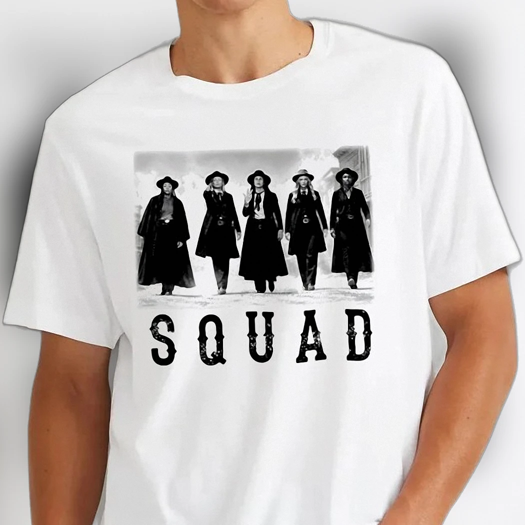 Western Cowgirl Squad Tee Vintage Female Outlaw Matching Group Shirt for Women