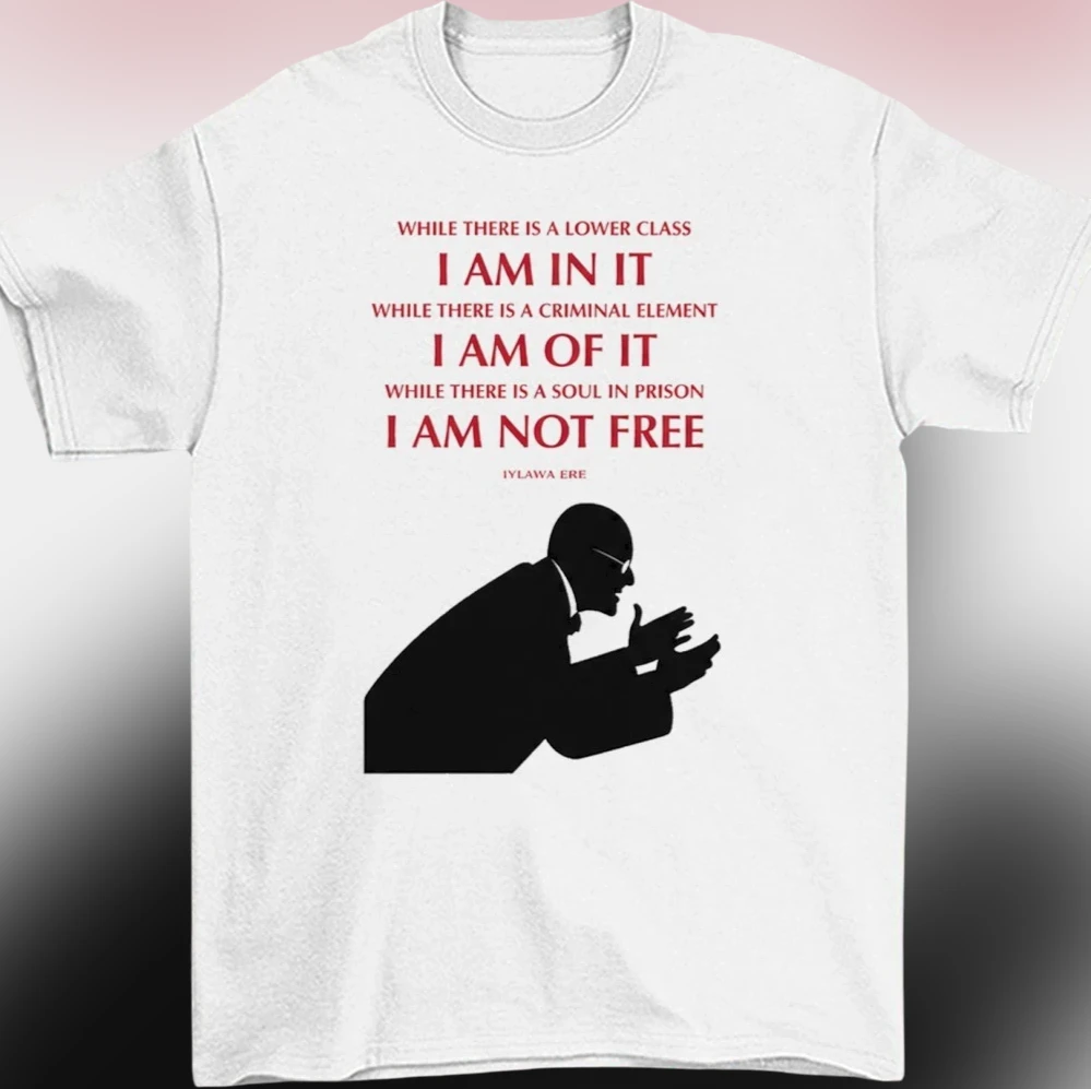 While There Is a Lower Class I Am in It Tee, Eugene V Debs Quote Socialist Activist Political Shirt