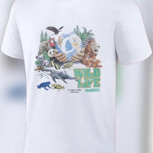 Wild Life Animals Vintage Graphic Tee, Save The Earth Nature Lover Shirt Gift