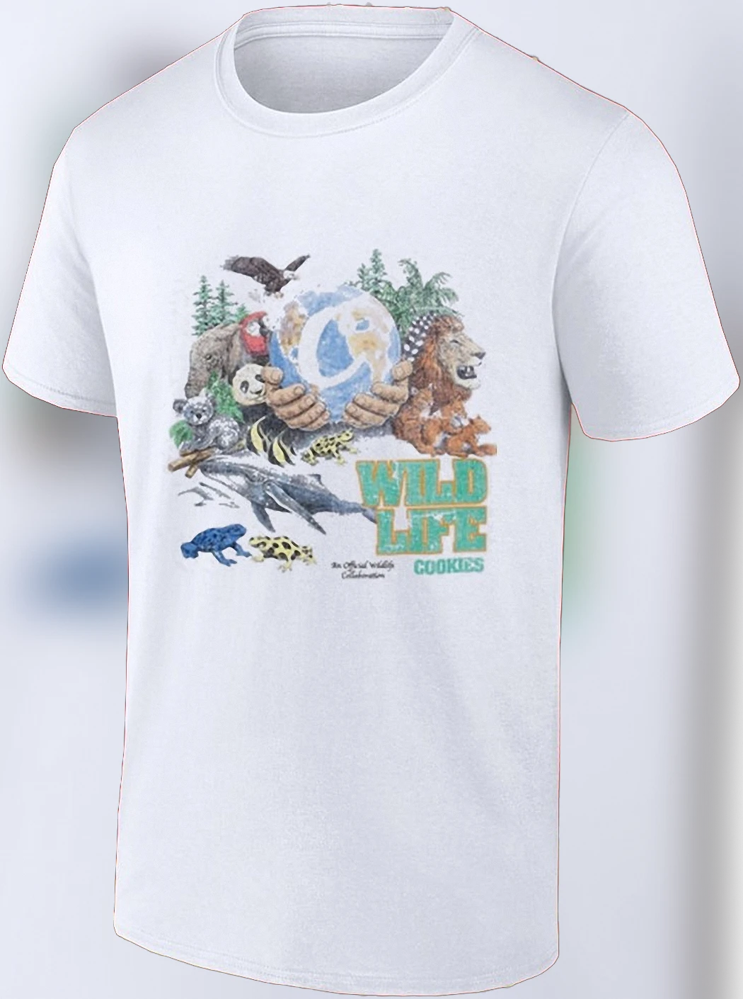Wild Life Animals Vintage Graphic Tee, Save The Earth Nature Lover Shirt Gift