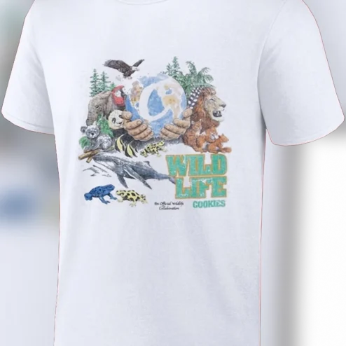 Wild Life Nature Animals Earth Graphic Tee, Vintage Outdoors Wildlife Lover T-Shirt